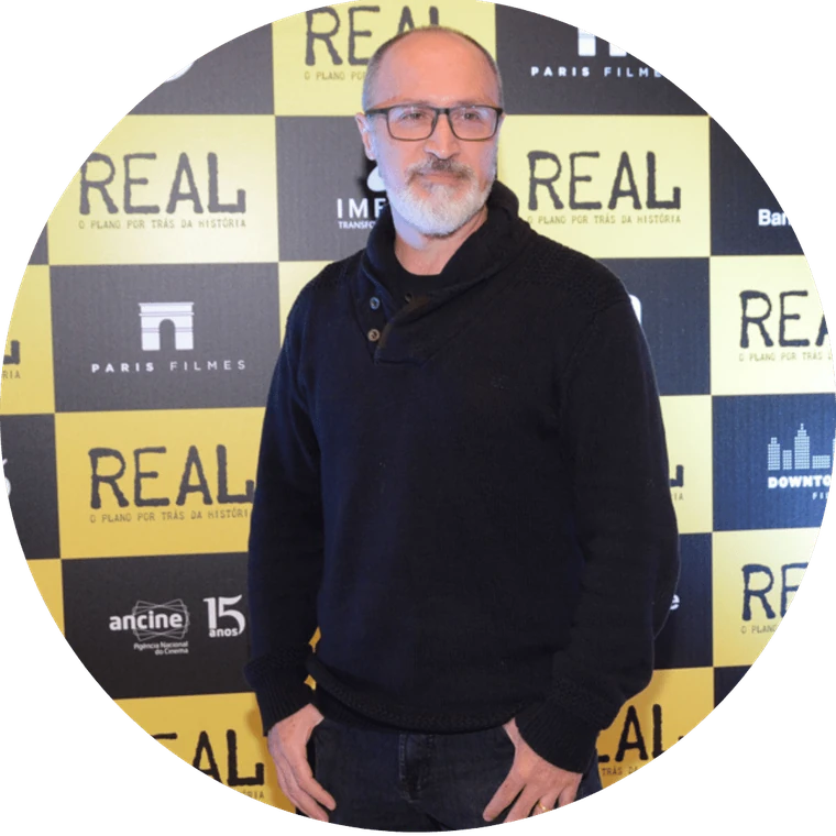 Wladimir Candini na estreia do filme REAL — O Plano por Trás da História